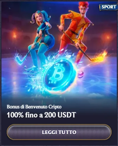 Bonus di benvenuto cripto 100 fino a 200 usdt